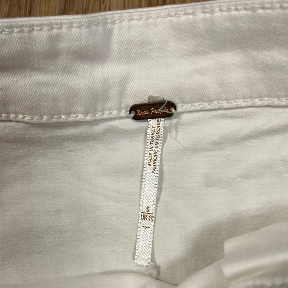 Free People Button Up Mini Skirt - Picture 2 of 4